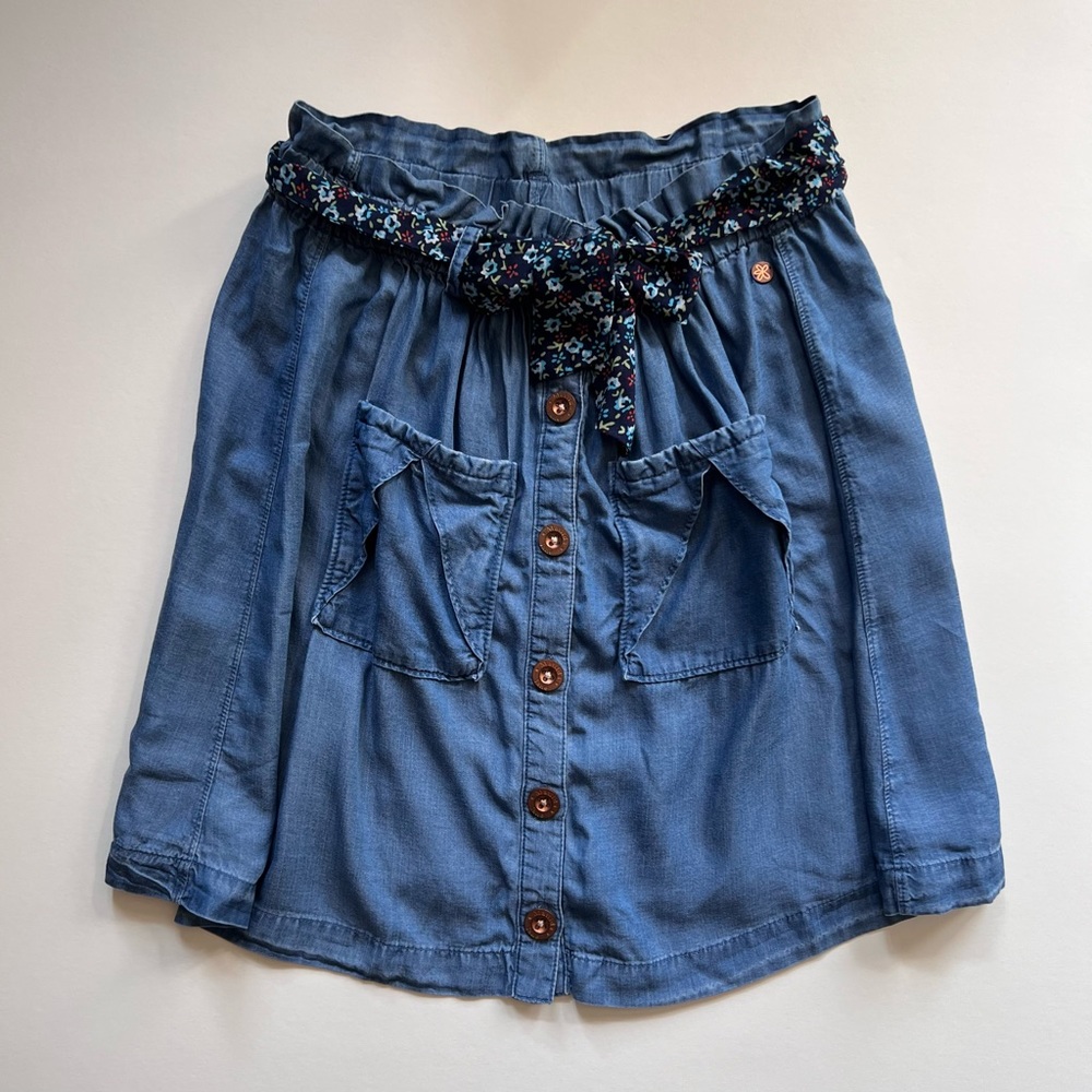 🍄 NWT Matilda Jane jean skirt cotton girl teen sz 14
